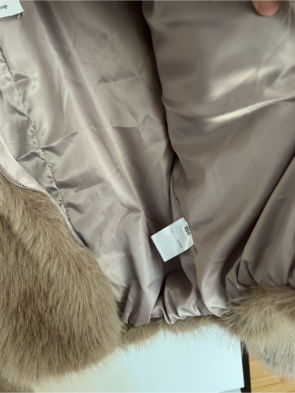 Like new Frankie Shop faux fur jacket - Picture 4 of 4